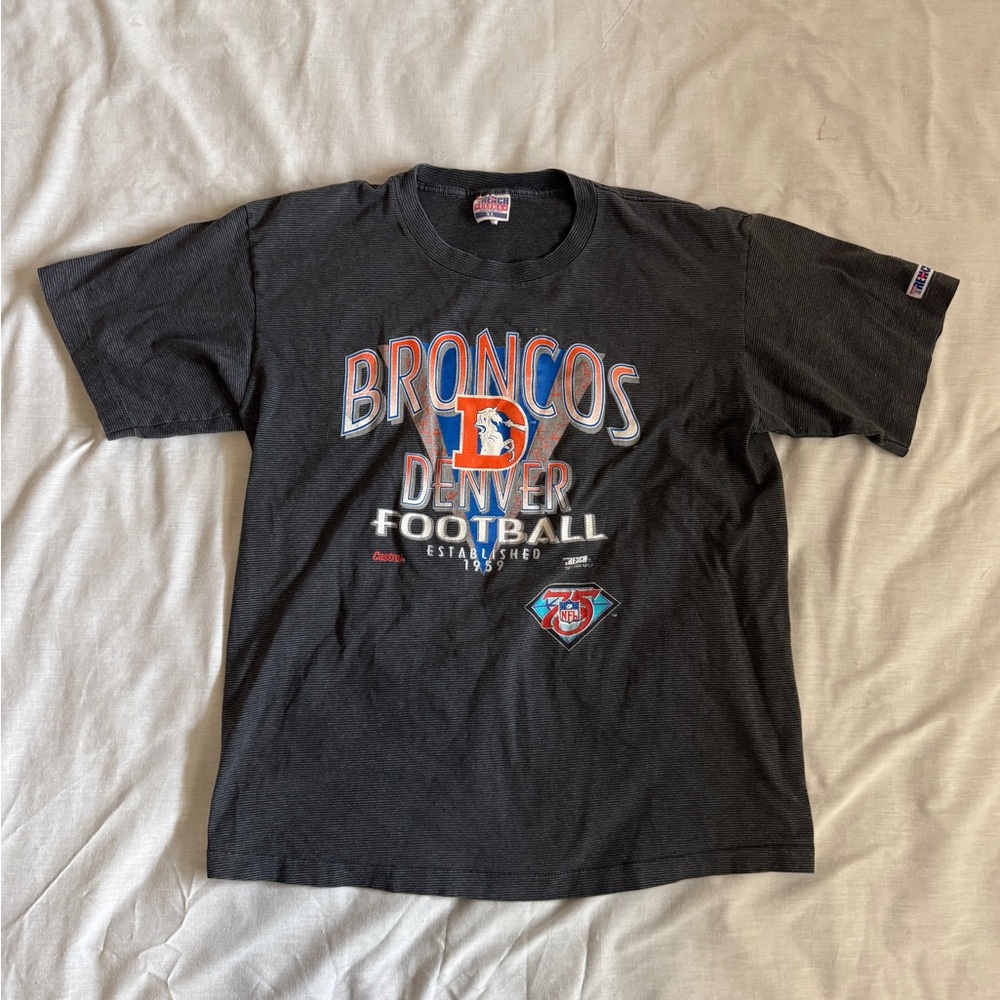 Vintage Denver Broncos tee made in USA XL